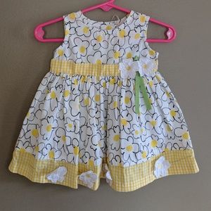 Daisy & Gingham Dress & Bloomer 2 pc Set Easter